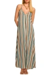 Ramy Brook Clara Stripe Sleeveless Maxi Dress