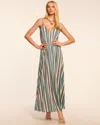 Ramy Brook Clara Stripe Sleeveless Maxi Dress