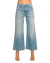 Ramy Brook Cropped Clifford Wide Leg Jean In Light Wash