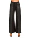 Ramy Brook Coated Vinnie Two-tone Jean In Black Coated Combo