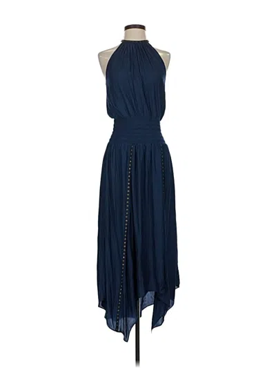 Pre-owned Ramy Brook Cocktail Dress In Blue