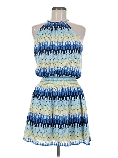 Pre-owned Ramy Brook Cocktail Dress In Blue