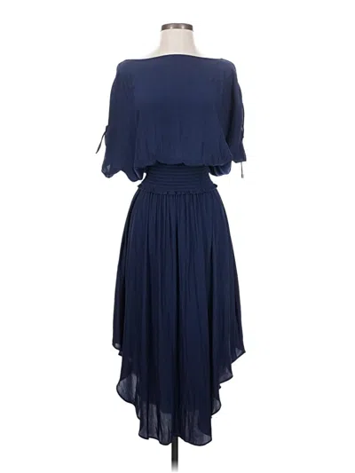 Pre-owned Ramy Brook Cocktail Dress In Blue