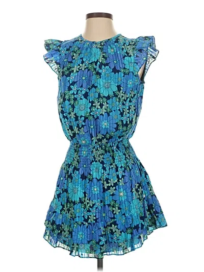 Pre-owned Ramy Brook Cocktail Dress In Blue