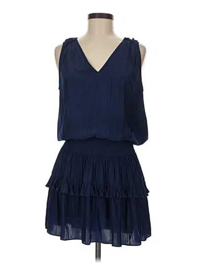 Pre-owned Ramy Brook Cocktail Dress In Blue