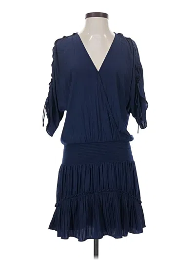 Pre-owned Ramy Brook Cocktail Dress In Blue