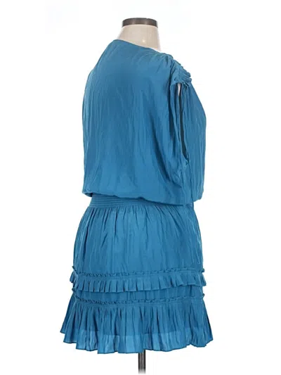 Pre-owned Ramy Brook Cocktail Dress In Blue