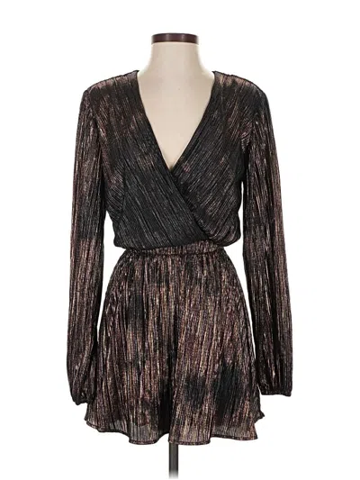 Pre-owned Ramy Brook Cocktail Dress In Brown