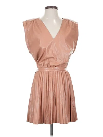 Pre-owned Ramy Brook Cocktail Dress In Brown
