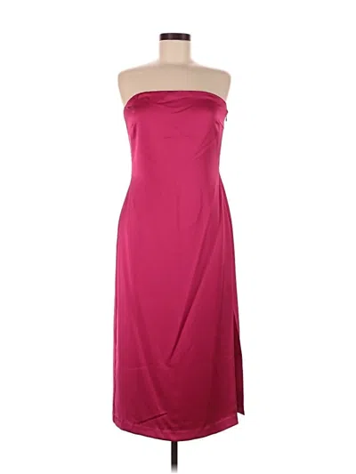 Pre-owned Ramy Brook Cocktail Dress In Burgundy