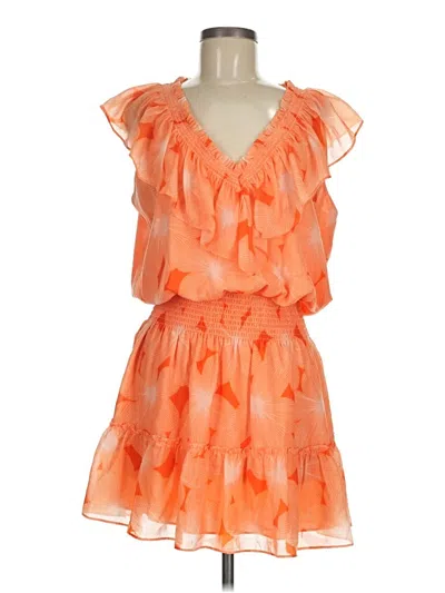 Pre-owned Ramy Brook Cocktail Dress In Orange