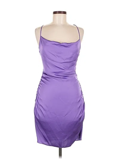Pre-owned Ramy Brook Cocktail Dress In Purple