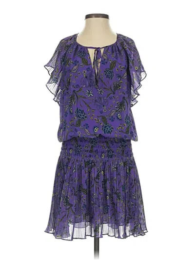 Pre-owned Ramy Brook Cocktail Dress In Purple