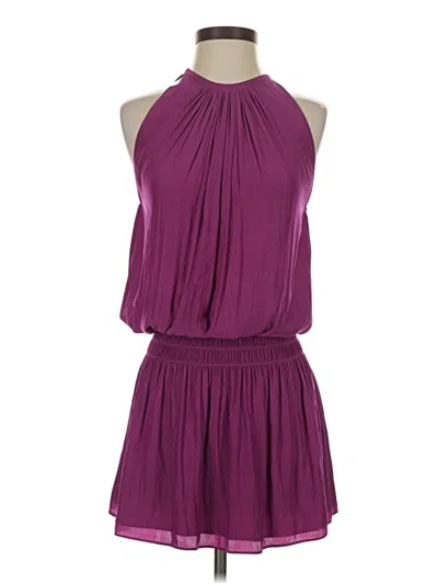 Pre-owned Ramy Brook Cocktail Dress In Purple