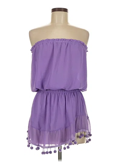 Pre-owned Ramy Brook Cocktail Dress In Purple