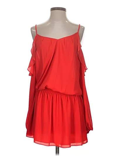 Pre-owned Ramy Brook Cocktail Dress In Red