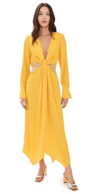 Ramy Brook Colorblock Tatia Dress Daisy Colorblock