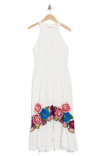 Ramy Brook Cordealia Embroidered Dress In White