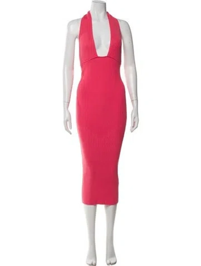 Pre-owned Ramy Brook Cowl Neck Sweater In Pink