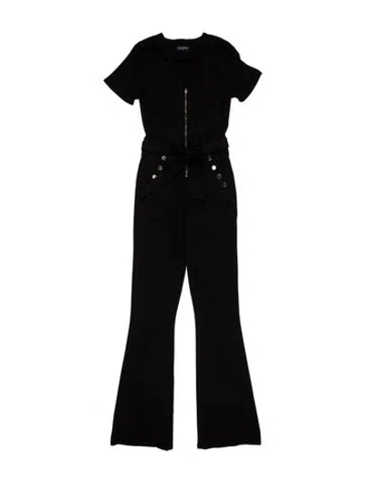 Pre-owned Ramy Brook Crew Neck Jumpsuit W/ Tags In Black