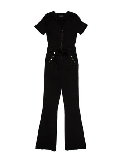 Pre-owned Ramy Brook Crew Neck Jumpsuit W/ Tags In Black