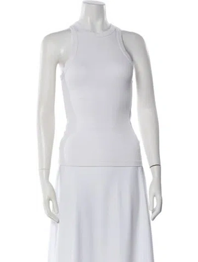 Pre-owned Ramy Brook Crew Neck Sleeveless Top In Green