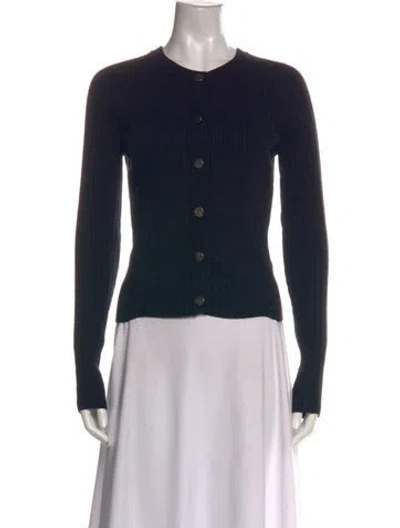 Pre-owned Ramy Brook Crew Neck Sweater In Black