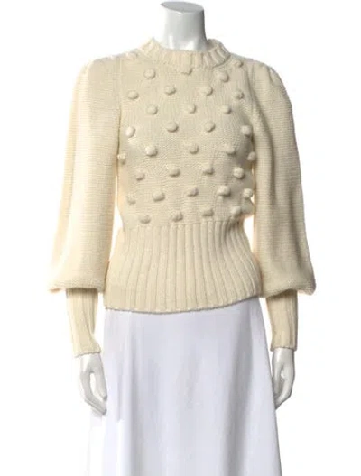 Pre-owned Ramy Brook Crew Neck Sweater In Neutral