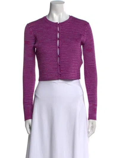 Pre-owned Ramy Brook Crew Neck Sweater W/ Tags In Purple