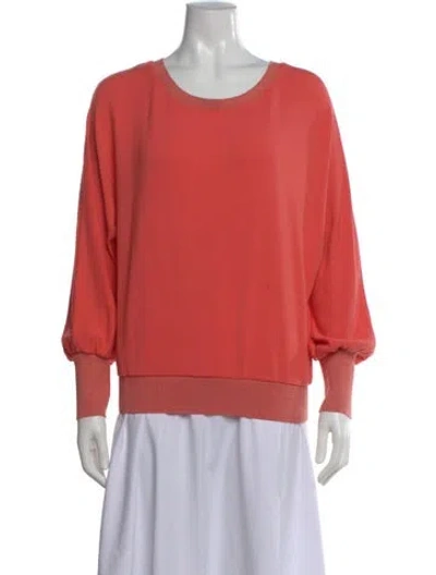 Pre-owned Ramy Brook Crew Neck Three-quarter Sleeve Top