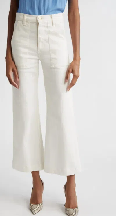 RAMY BROOK CROPPED CLIFFORD JEANS IN WHITE