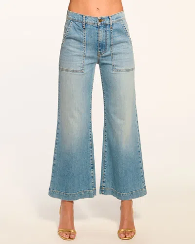 RAMY BROOK CLIFFORD CROPPED WIDE LEG JEAN