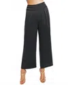 Ramy Brook Joss Cropped Wide Leg Pant In Black