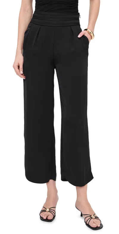 Ramy Brook Cropped Joss Trousers Black