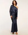 Ramy Brook Damiris Off-the-shoulder Gown In Navy