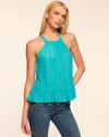 Ramy Brook Dana Strappy High Neck Tank Top