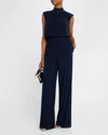 Ramy Brook Dani Jersey Jumpsuit In Navy