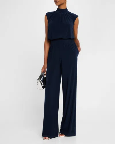 Ramy Brook Dani Jersey Jumpsuit In Navy