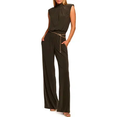RAMY BROOK RAMY BROOK DANI SHIRRED NECK SLEEVELESS JUMPSUIT