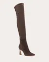 Ramy Brook Dara Suede Over-the-knee Boots In Chocolate Suede