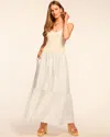 Ramy Brook Dawson Mixed Media Maxi Dress