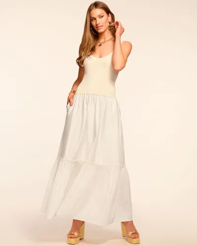 RAMY BROOK DAWSON DROP WAIST COMBO MAXI DRESS