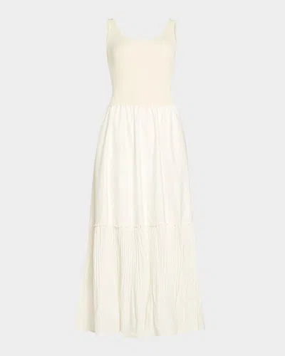 RAMY BROOK DAWSON MIXED-MEDIA MAXI DRESS
