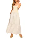 Ramy Brook Dawson Mixed Media Maxi Dress
