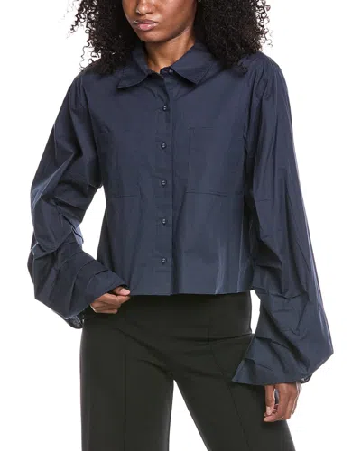 Ramy Brook Dee Shirt In Blue