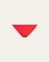 Ramy Brook Delanie Bikini Bottoms In Red