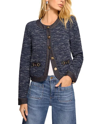 Ramy Brook Delia Tweed Jacket In Blue