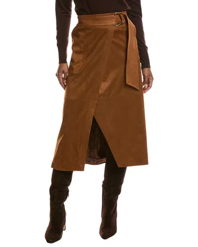 Ramy Brook Delphia Skirt In Brown