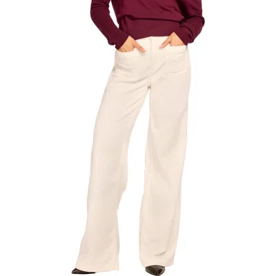 Ramy Brook Demi Cleo Corduroy Wide Leg Pants In Neutral