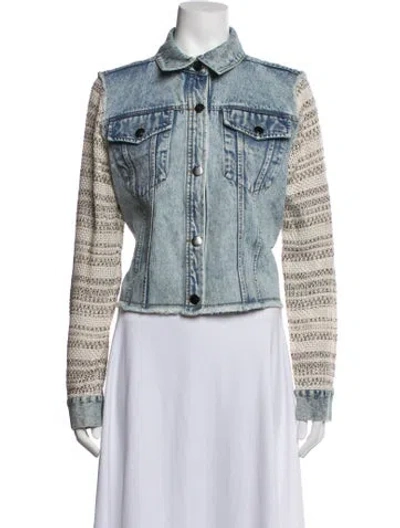 Pre-owned Ramy Brook Denim Jacket W/ Tags In Blue